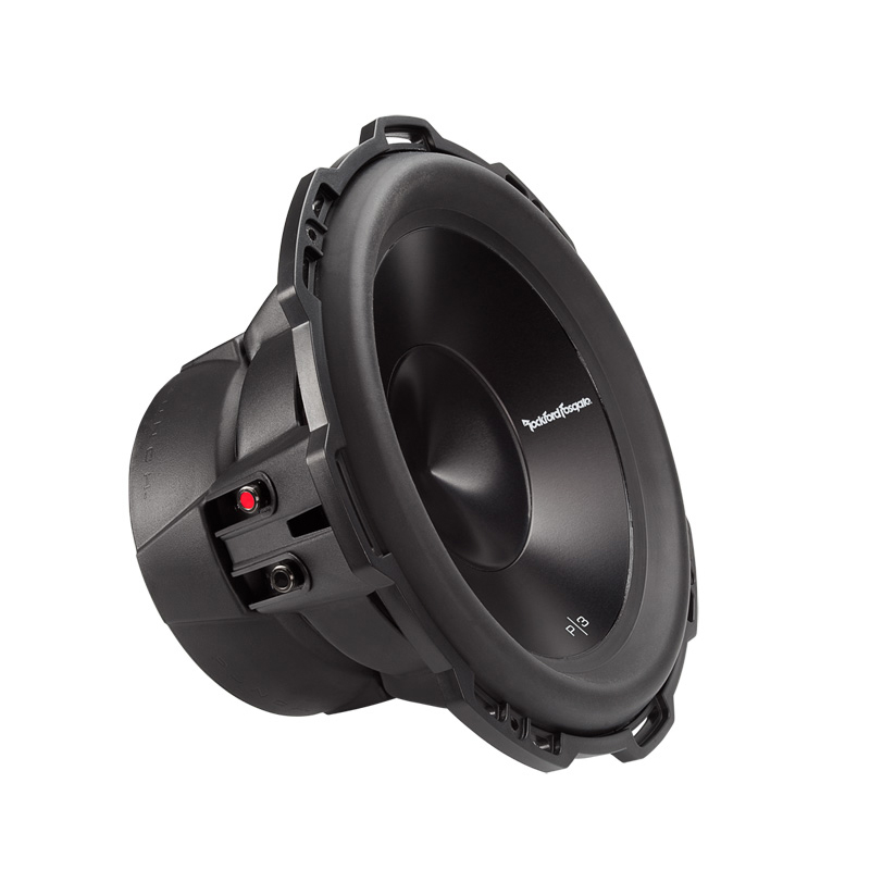 Rockford Fosgate P3D2-12 P3 12" Subwoofer 2 Ohm Dual Voice Coil: P3D2-12 10 Inch To 12 Inch Sub Adapter